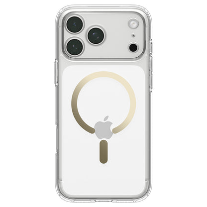 MagSafe-deksel for Apple iPhone 18 Pro Max / 17 Pro Max, Spigen, Ultra Hybrid, Gull Transparent ACS12120