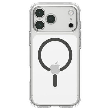 MagSafe-deksel for Apple iPhone 18 Pro Max / 17 Pro Max, Spigen, Ultra Hybrid, Grå Transparent ACS12119