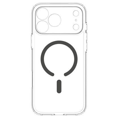 MagSafe-deksel for Apple iPhone 18 Pro Max / 17 Pro Max, Spigen, Ultra Hybrid, Grå Transparent ACS12119