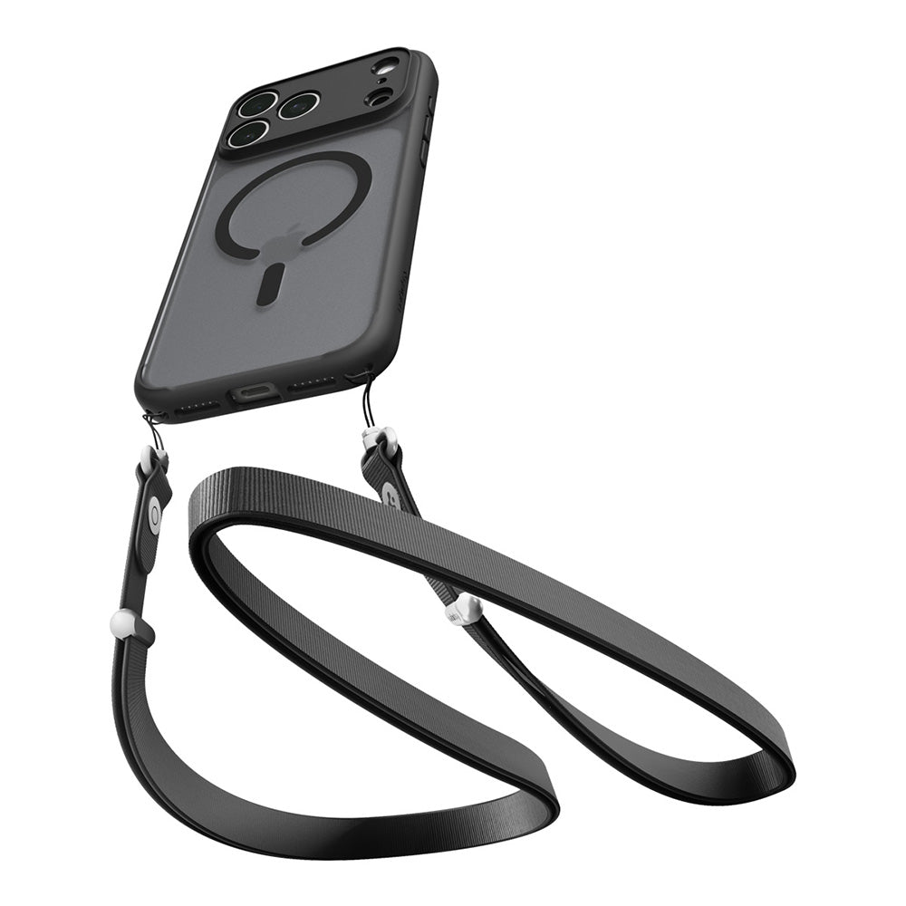 MagSafe-deksel for Apple iPhone 18 Pro Max / 17 Pro Max, Spigen, Ultra Hybrid, Satinert svart ACS12123