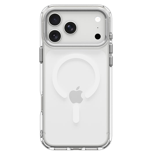 MagSafe-deksel for Apple iPhone 18 Pro Max / 17 Pro Max, Spigen, Ultra Hybrid Optik S, Sølv Transparent ACS11908
