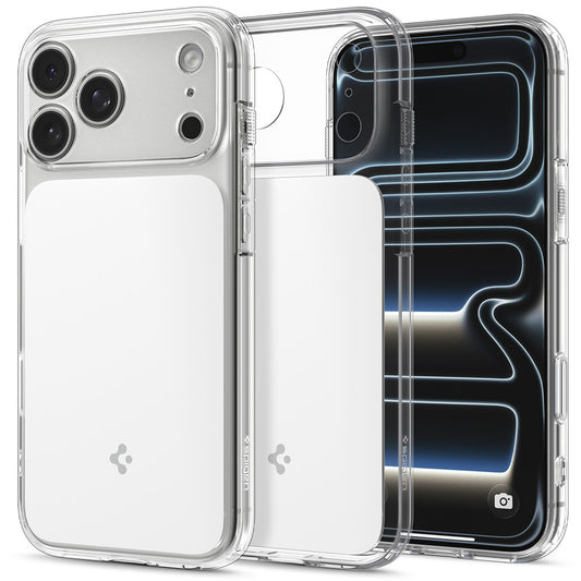 MagSafe-deksel for Apple iPhone 18 Pro Max / 17 Pro Max, Spigen, Ultra Hybrid T, Hvit ACS12132