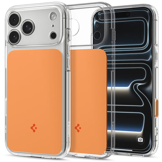 MagSafe-deksel for Apple iPhone 18 Pro Max / 17 Pro Max, Spigen, Ultra Hybrid T, Oransje ACS12133