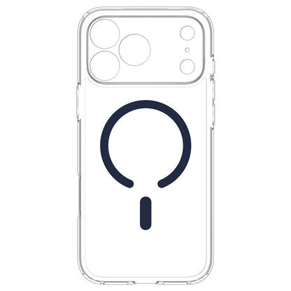 MagSafe-deksel for Apple iPhone 18 Pro Max / 17 Pro Max, Spigen, Ultra Hybrid, Transparent Marineblå ACS12121