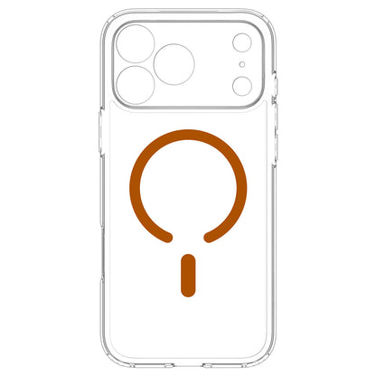 MagSafe-deksel for Apple iPhone 18 Pro Max / 17 Pro Max, Spigen, Ultra Hybrid, Transparent Oransje ACS12122