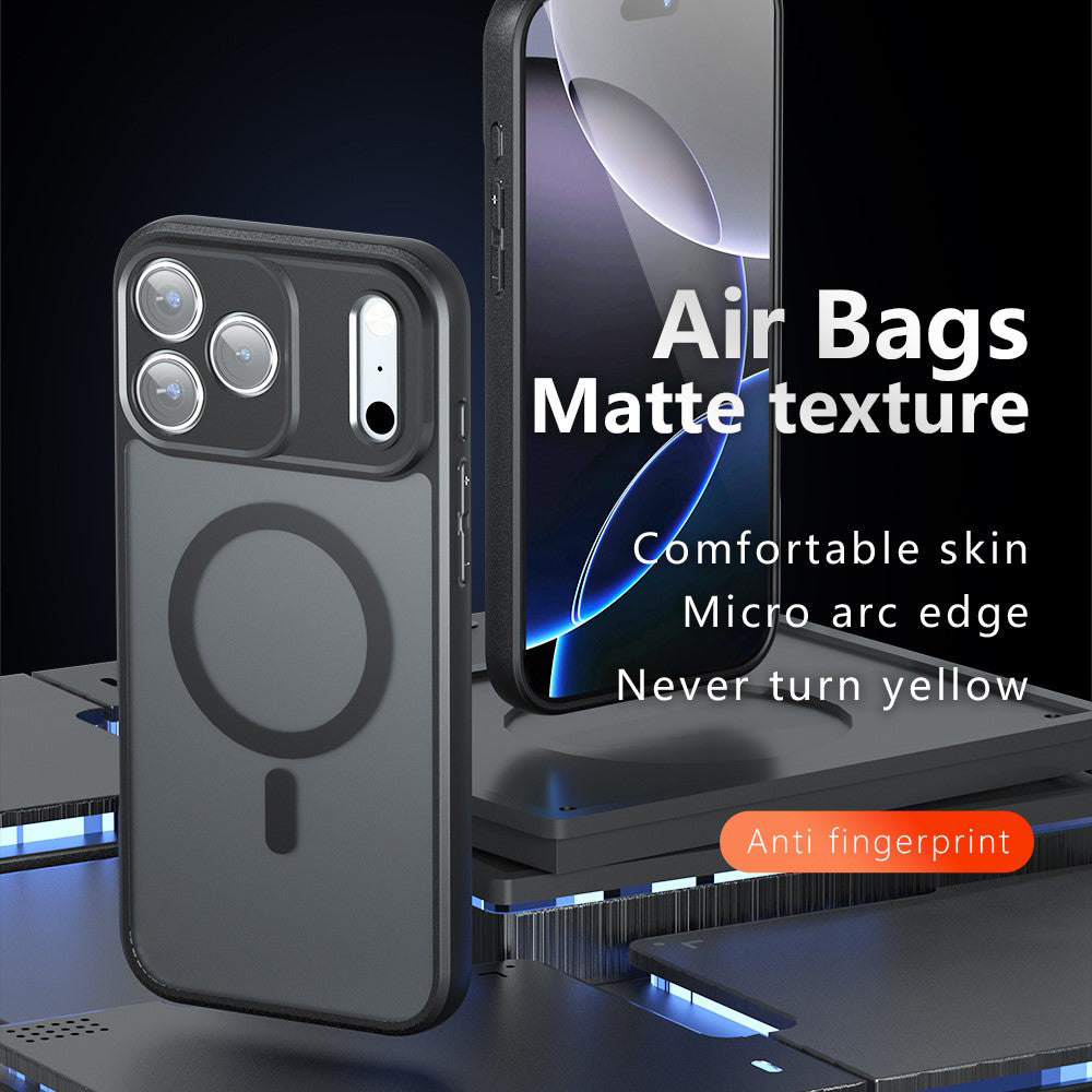 MagSafe-deksel for Apple iPhone 18 Pro Max / 17 Pro Max, Techsuit, PureFrost, Satinert svart