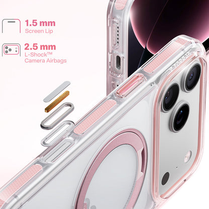 MagSafe-deksel for Apple iPhone 18 Pro Max / 17 Pro Max, Torras, Ostand O3 Light, Rosa