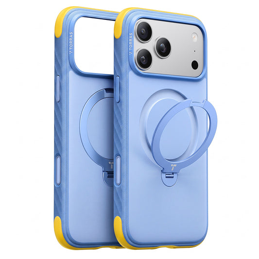 MagSafe-deksel for Apple iPhone 18 Pro Max / 17 Pro Max, Torras, Ostand Q3 Rugged, Blå