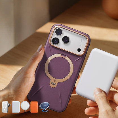 MagSafe-deksel for Apple iPhone 18 Pro Max / 17 Pro Max, Torras, QPRO Leather, Lilla