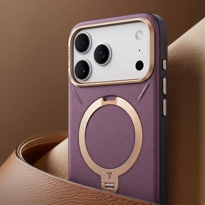 MagSafe-deksel for Apple iPhone 18 Pro Max / 17 Pro Max, Torras, QPRO Leather, Svart