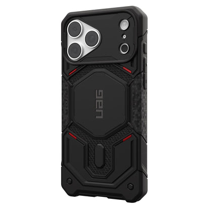 MagSafe-deksel for Apple iPhone 18 Pro Max / 17 Pro Max, Urban Armor Gear Kevlar, Monarch Pro, Svart