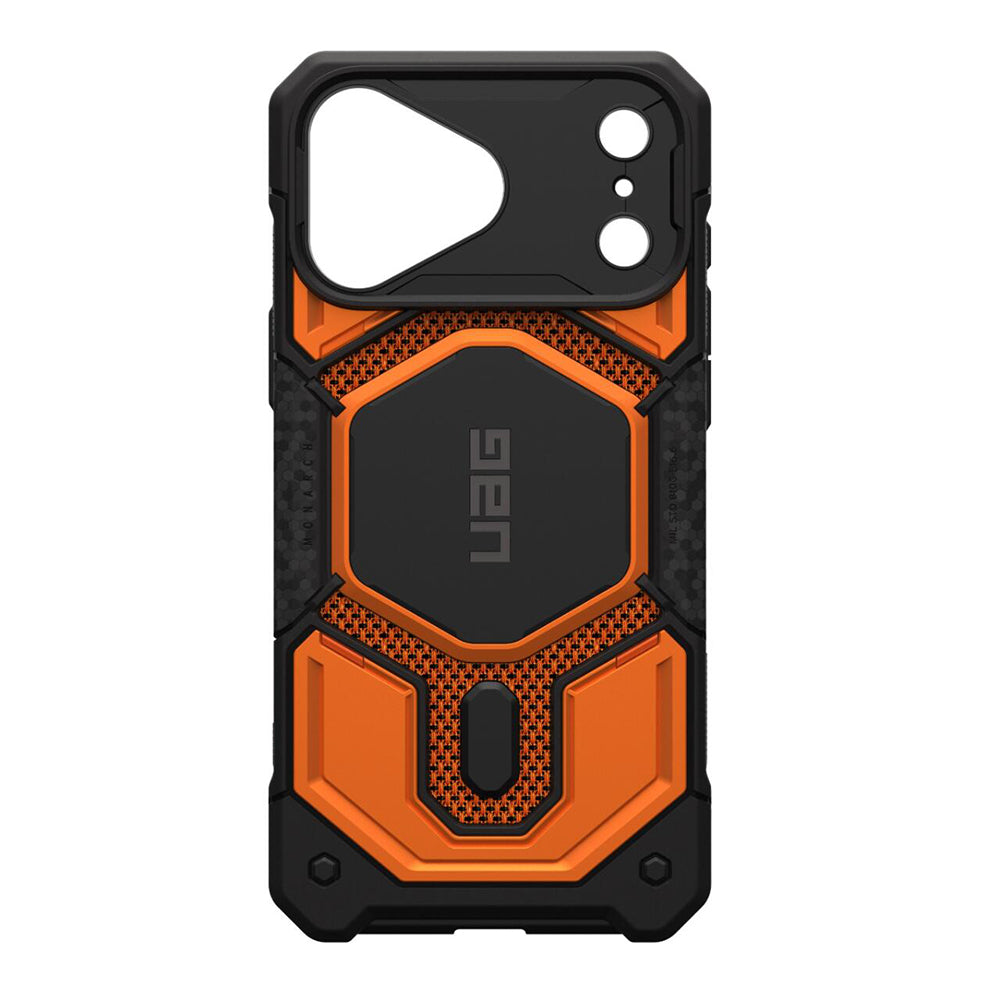 MagSafe-deksel for Apple iPhone 18 Pro Max / 17 Pro Max, Urban Armor Gear, Monarch Pro Kevlar, Oransje