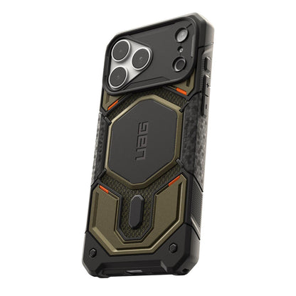 MagSafe-deksel for Apple iPhone 18 Pro Max / 17 Pro Max, Urban Armor Gear, Monarch Pro Kevlar, Grønn