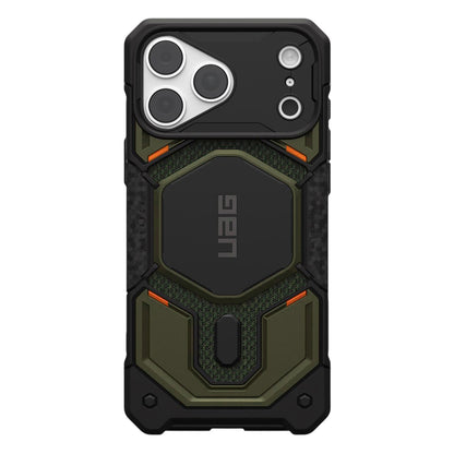 MagSafe-deksel for Apple iPhone 18 Pro Max / 17 Pro Max, Urban Armor Gear, Monarch Pro Kevlar, Grønn