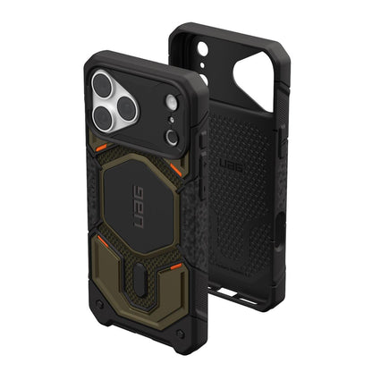 MagSafe-deksel for Apple iPhone 18 Pro Max / 17 Pro Max, Urban Armor Gear, Monarch Pro Kevlar, Grønn