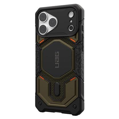 MagSafe-deksel for Apple iPhone 18 Pro Max / 17 Pro Max, Urban Armor Gear, Monarch Pro Kevlar, Grønn