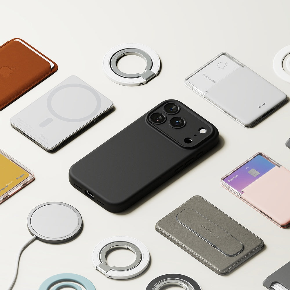 MagSafe-deksel til Apple iPhone 18 Pro, Ringke, silikon, mørk burgunder
