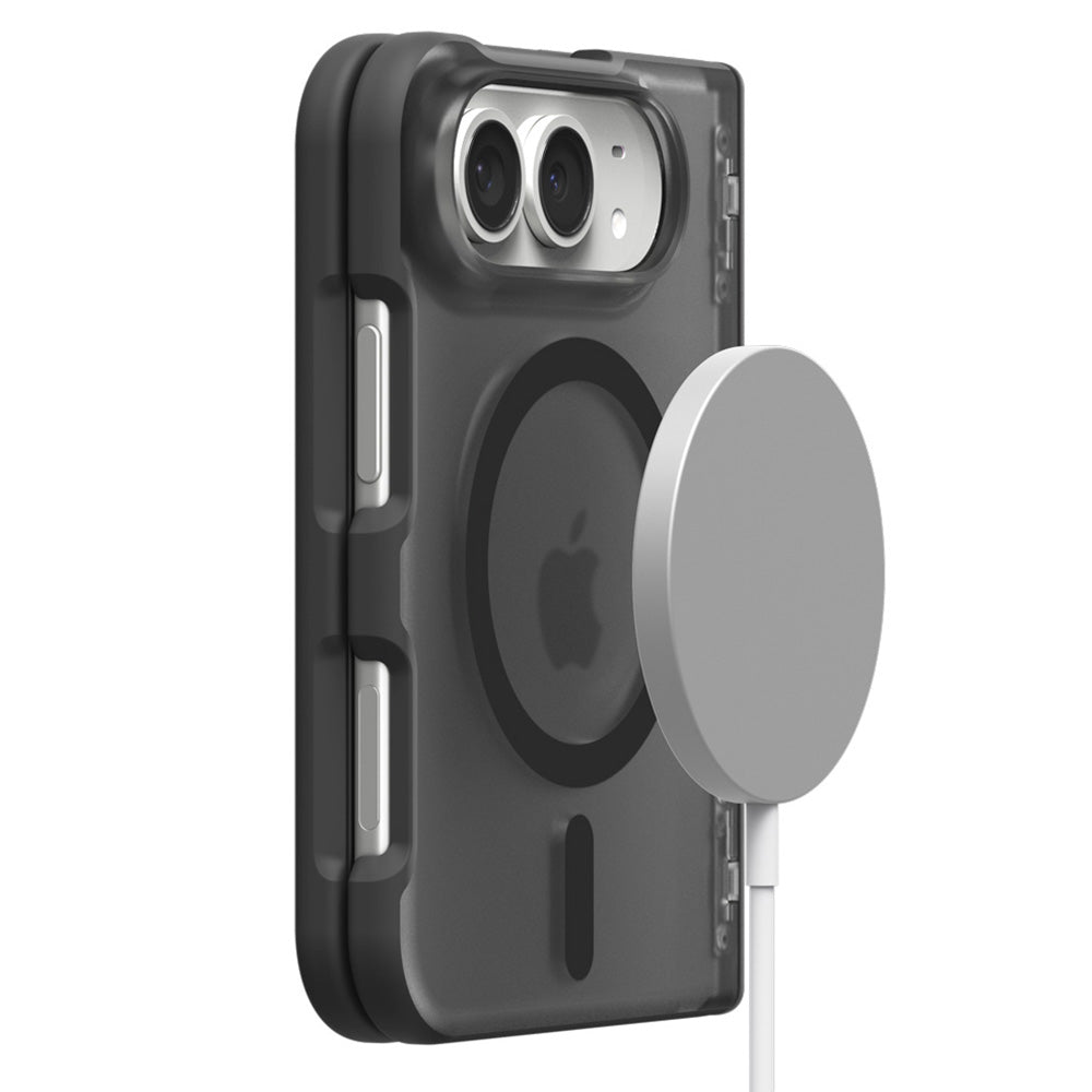 MagSafe-deksel til Apple iPhone Duo, Spigen Ultra Hybrid Pro, satengsvart ACS11689