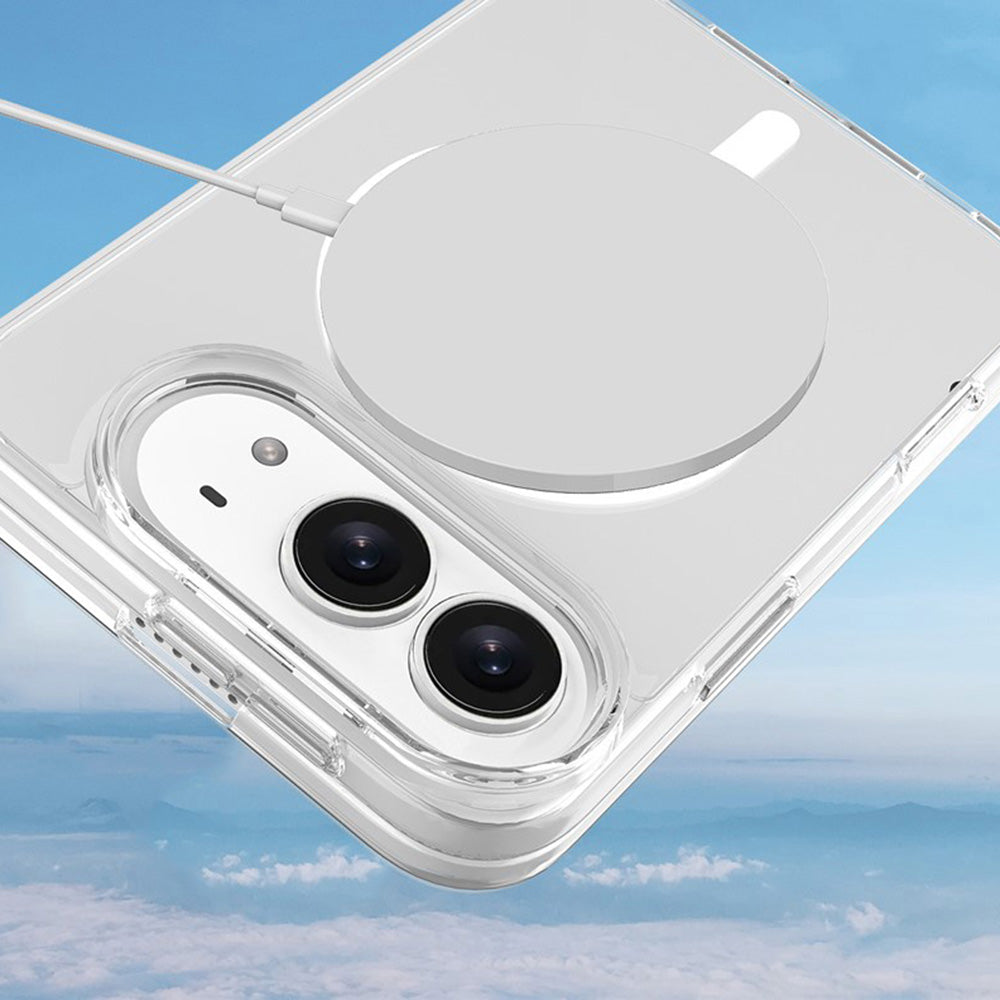 MagSafe-deksel til Apple iPhone Duo, Techsuit, Pro, gjennomsiktig