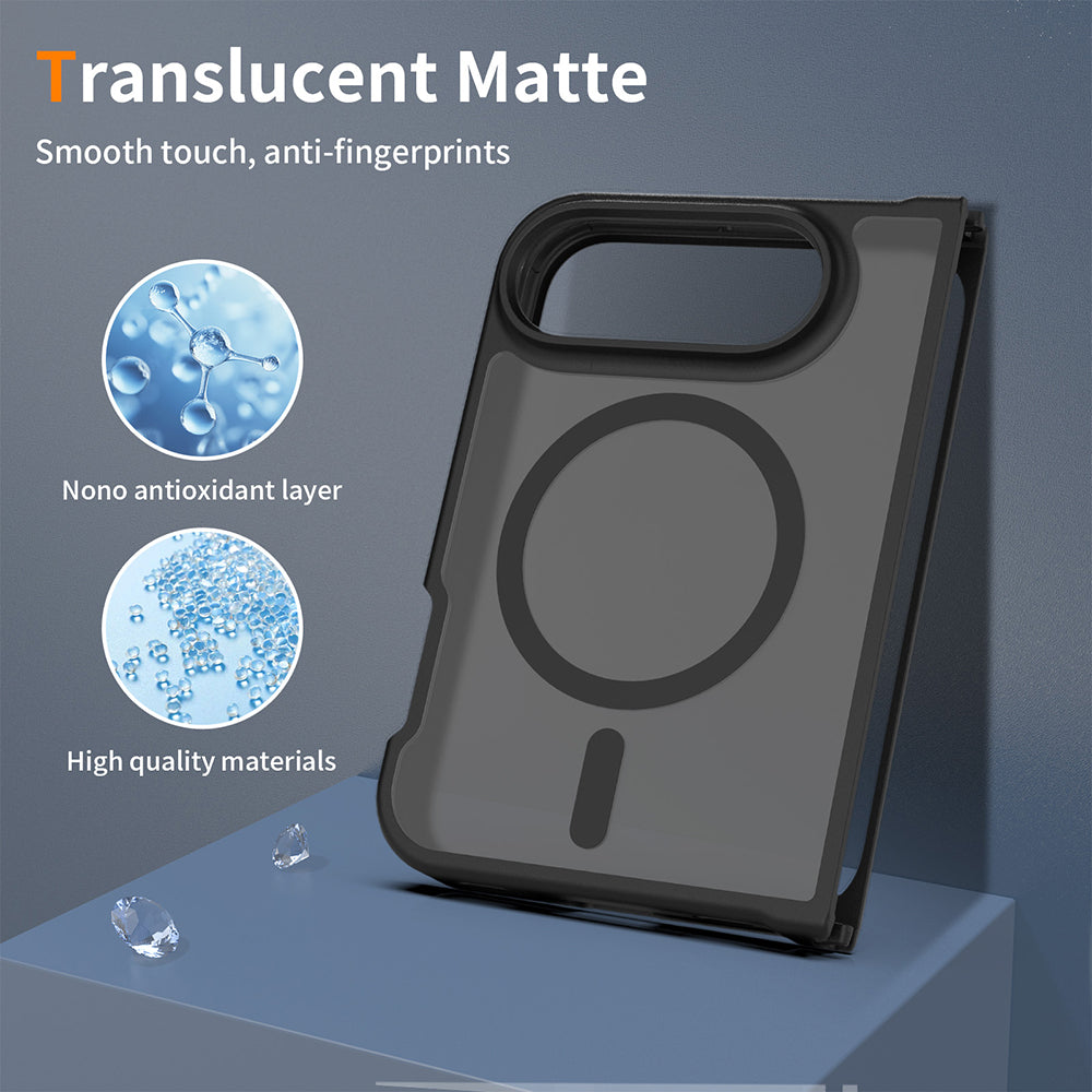 MagSafe-deksel til Apple iPhone Duo, Techsuit, PureFrost, satengsvart