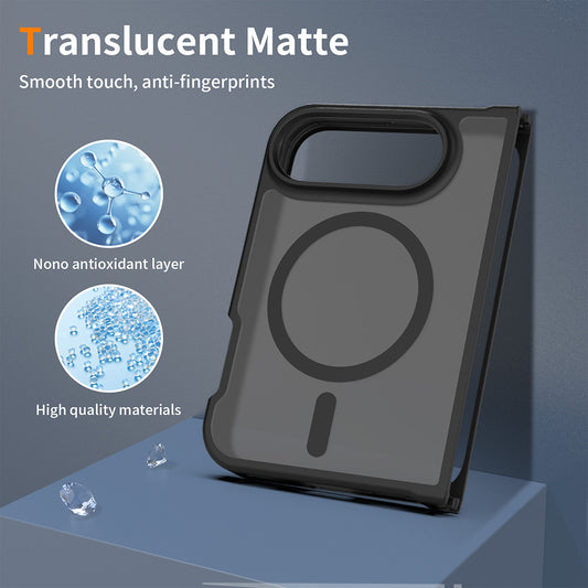 MagSafe-deksel til Apple iPhone Duo, Techsuit, PureFrost, satengsvart