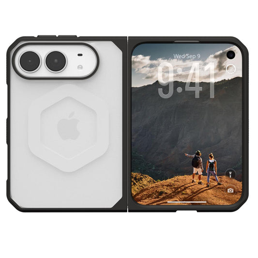 MagSafe-deksel for Apple iPhone Duo, Urban Armor Gear, Mouve, Transparent
