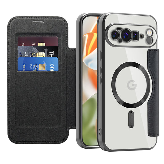 MagSafe-deksel for Google Pixel 10 Pro XL, Techsuit, SmartMag Book, svart