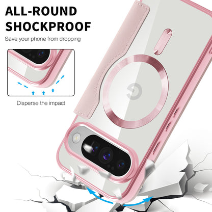 MagSafe-deksel for Google Pixel 10 Pro / 10, Techsuit, SmartMag Book, Rosa