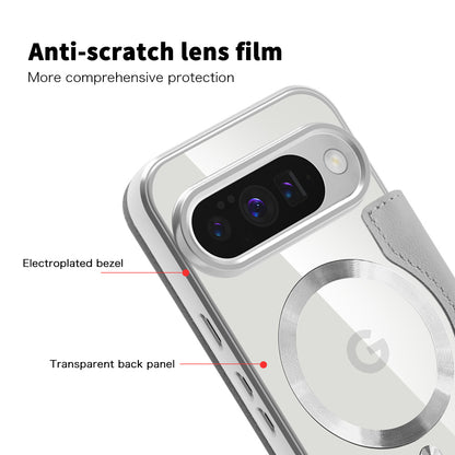 MagSafe-deksel for Google Pixel 10 Pro / 10, Techsuit, SmartMag Book, Grå