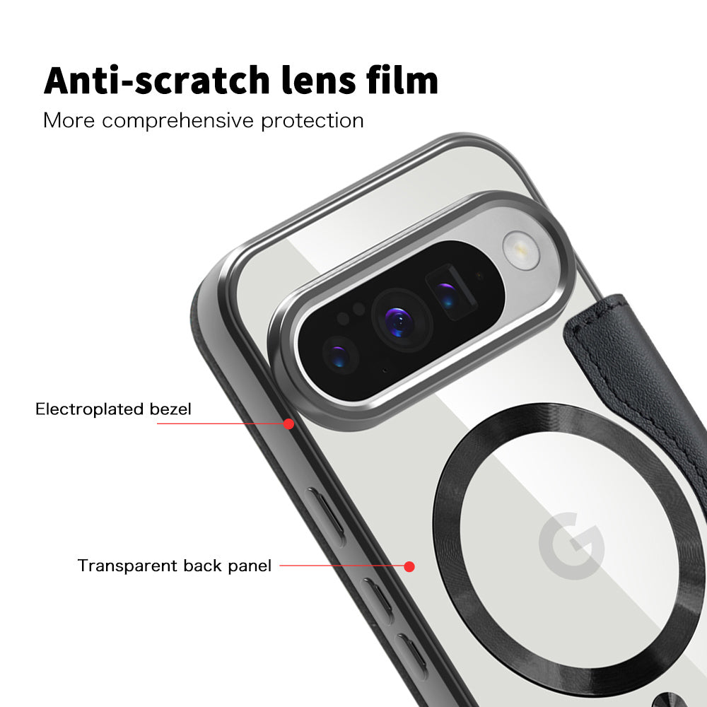MagSafe-deksel for Google Pixel 10 Pro / 10, Techsuit, SmartMag Book, svart