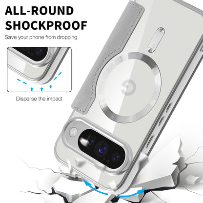 MagSafe-deksel for Google Pixel 10 Pro XL, Techsuit, SmartMag Book, Grå