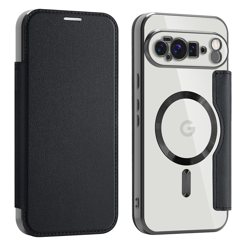 MagSafe-deksel for Google Pixel 10 Pro XL, Techsuit, SmartMag Book, svart