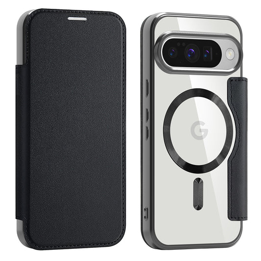 MagSafe-deksel for Google Pixel 10 Pro / 10, Techsuit, SmartMag Book, svart