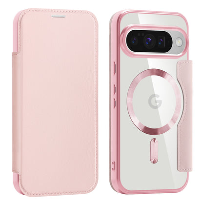 MagSafe-deksel for Google Pixel 10 Pro / 10, Techsuit, SmartMag Book, Rosa