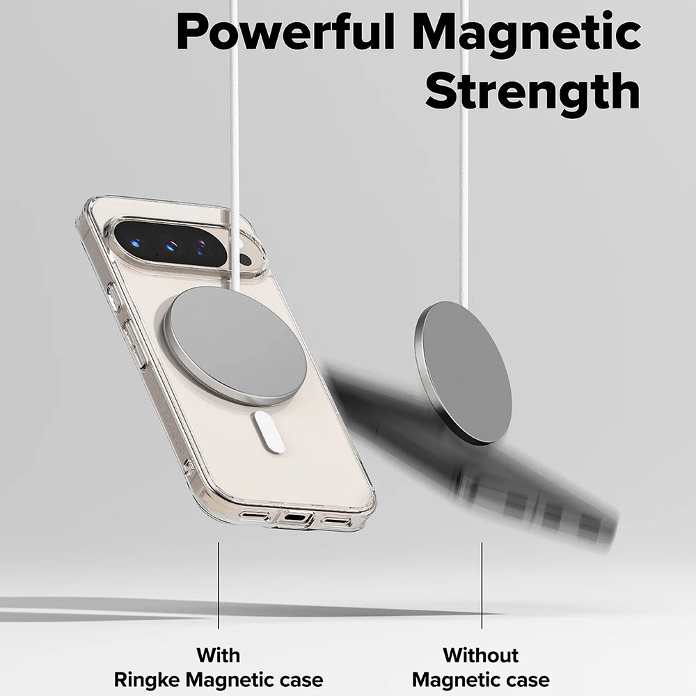 MagSafe-deksel for Google Pixel 10 Pro / 10, Ringke, Fusion, Transparent