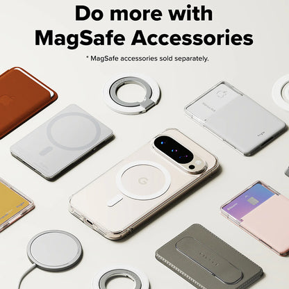 MagSafe-deksel for Google Pixel 10 Pro / 10, Ringke, Fusion, Transparent