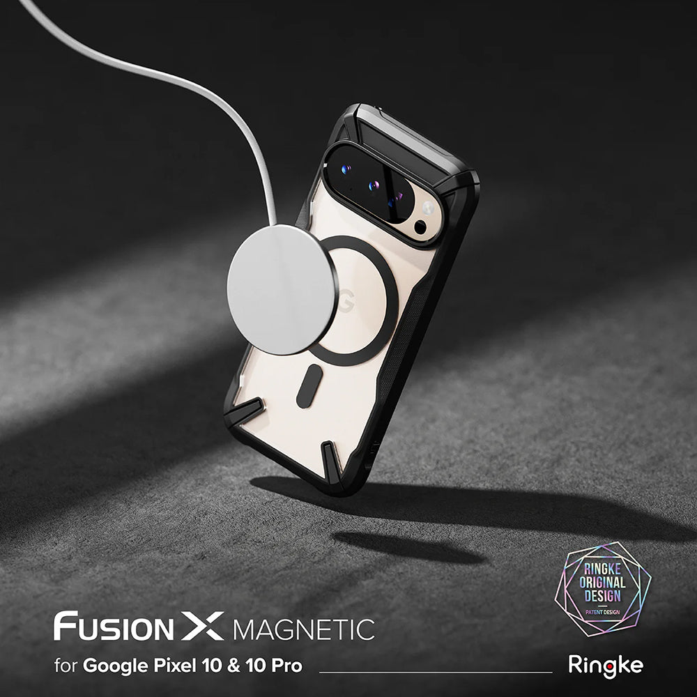 MagSafe-deksel for Google Pixel 10 Pro / 10, Ringke, Fusion X, svart