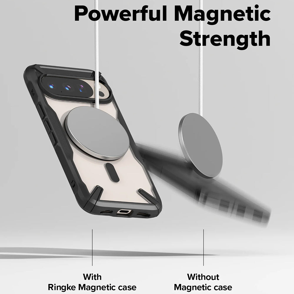 MagSafe-deksel for Google Pixel 10 Pro / 10, Ringke, Fusion X, svart