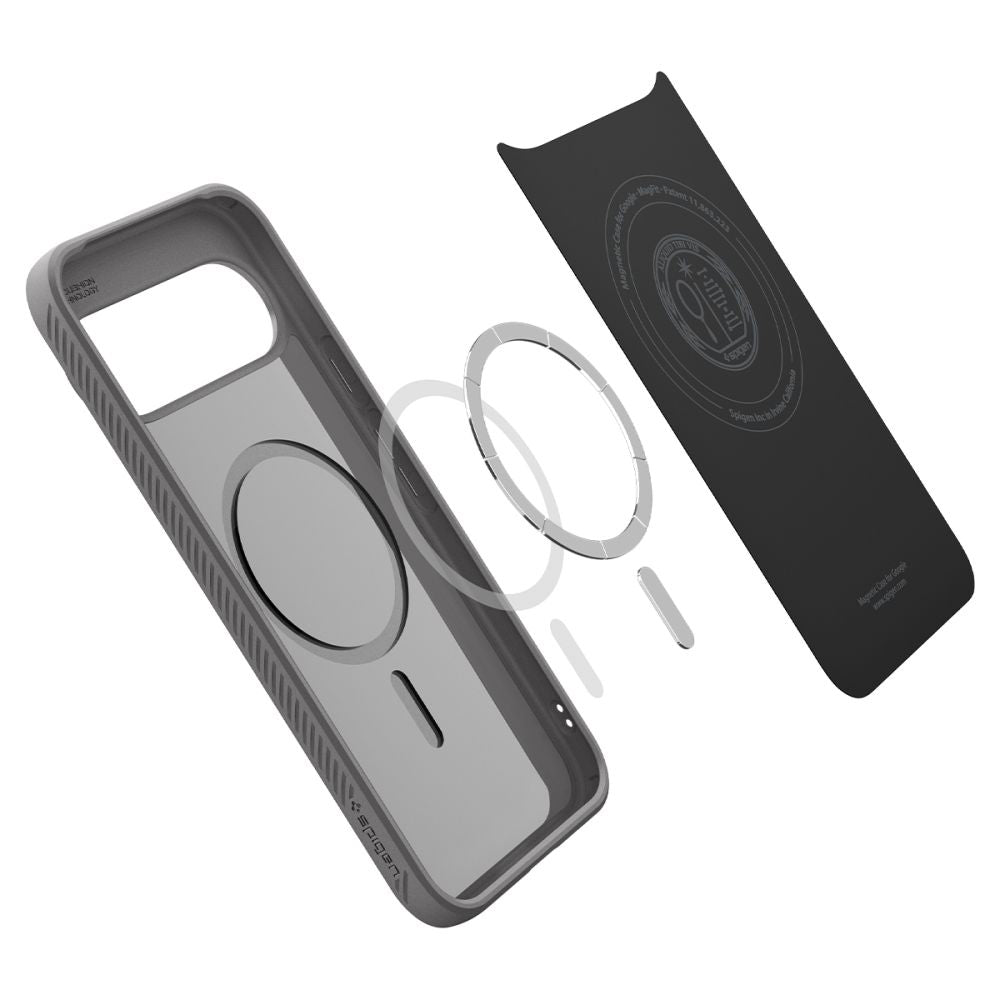 MagSafe-deksel for Google Pixel 10 Pro / 10, Spigen, Liquid Air, Grå ACS09697