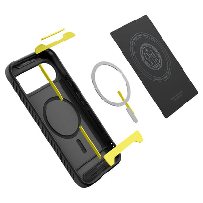 MagSafe-deksel for Google Pixel 10 Pro / 10, Spigen, Rugged Armor, Matt svart ACS09698