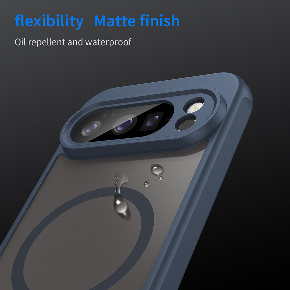 MagSafe-deksel for Google Pixel 10 Pro, Techsuit, HaloFrost II, Marineblå