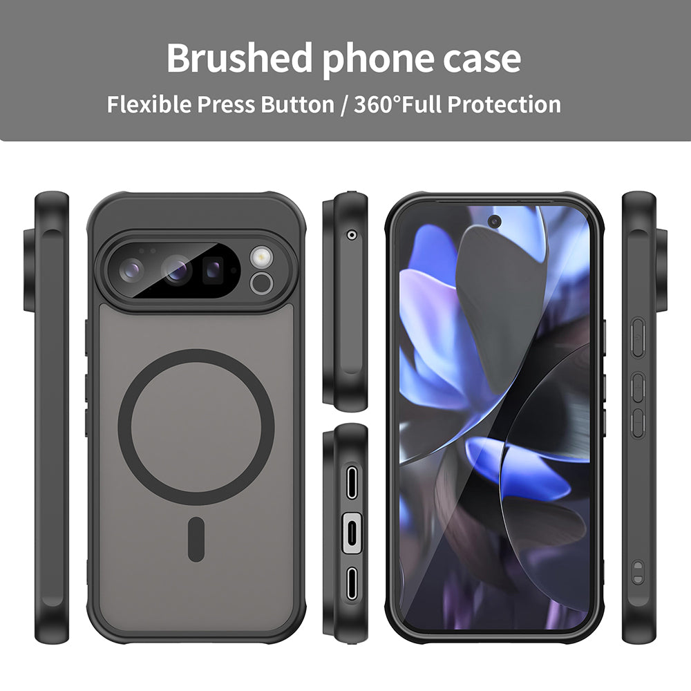 MagSafe-deksel for Google Pixel 10 Pro, Techsuit, HaloFrost II, svart