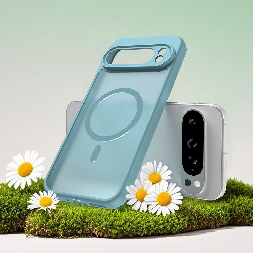 MagSafe-deksel for Google Pixel 10 Pro, Techsuit, HaloFrost II, Lys Grønn