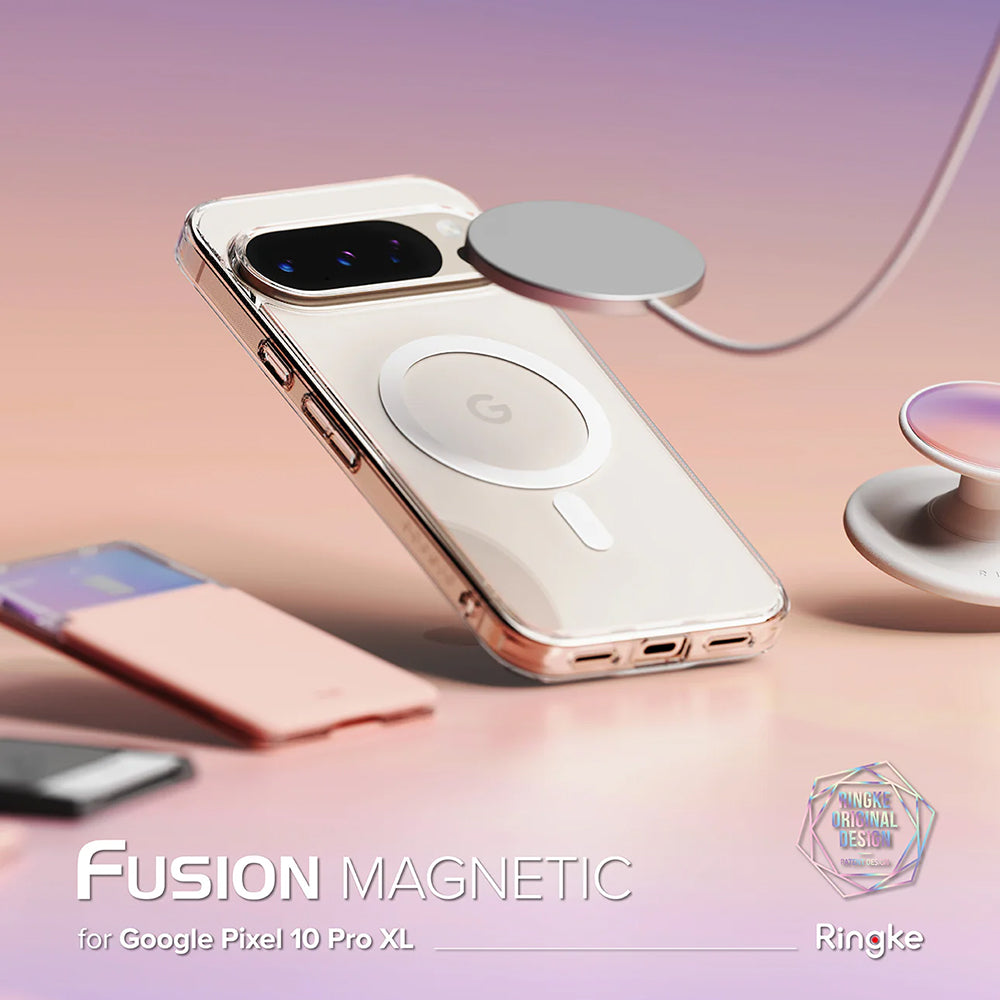 MagSafe-deksel for Google Pixel 10 Pro XL, Ringke, Fusion, Transparent