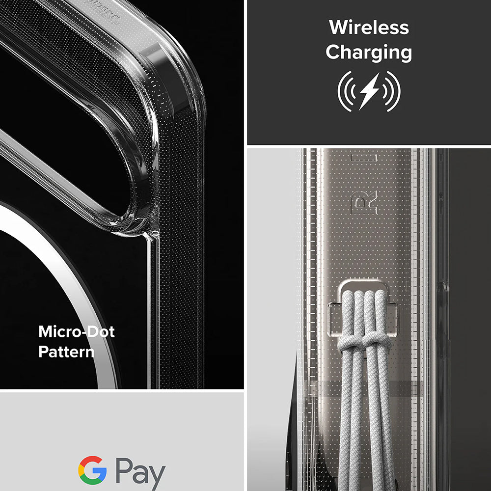 MagSafe-deksel for Google Pixel 10 Pro XL, Ringke, Fusion, Transparent