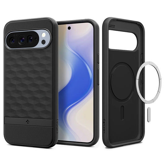 MagSafe-deksel for Google Pixel 10 Pro XL, Spigen, Caseology Parallax, Matt Svart ACS09731