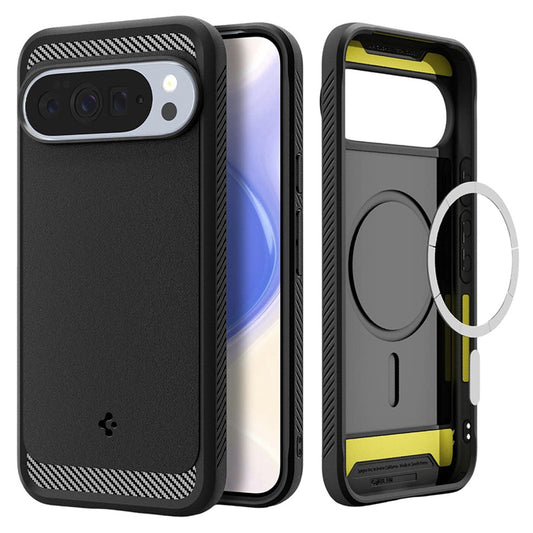 MagSafe-deksel for Google Pixel 10 Pro XL, Spigen, Rugged Armor, Matt Svart ACS09721