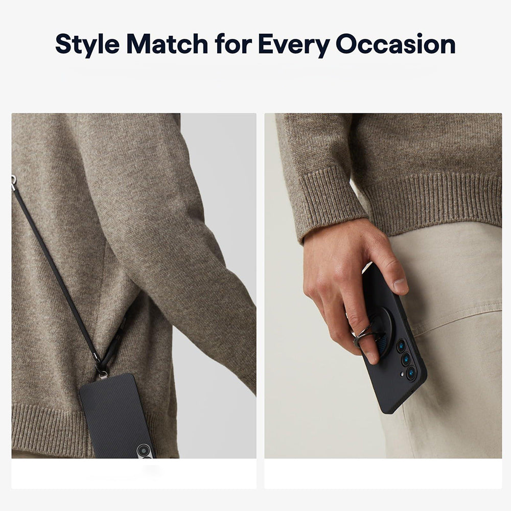 MagSafe-deksel for Google Pixel 10 Pro XL, Techsuit, Aramidfiber, Svart