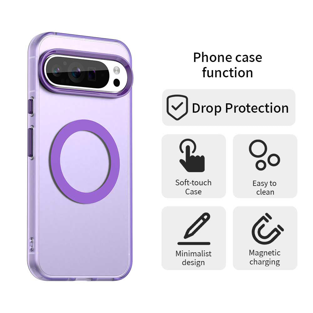 MagSafe-deksel for Google Pixel 10 Pro XL, Techsuit, CandyCase, Lilla