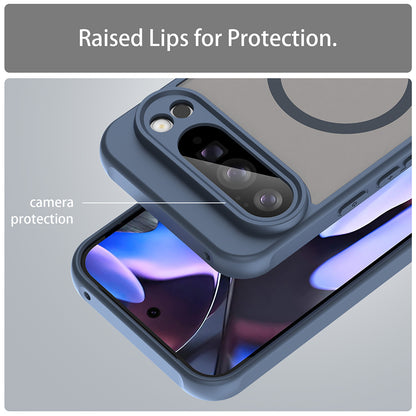 MagSafe-deksel for Google Pixel 10 Pro XL, Techsuit, HaloFrost II, Marineblå